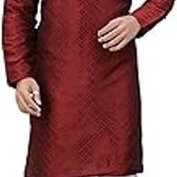 Men's Cotton Blend Kurta with Mandarin Collar Neck Botton Down Full Sleeves Straight Lenght and Two Side Pockets | Kurta for Man-image-43