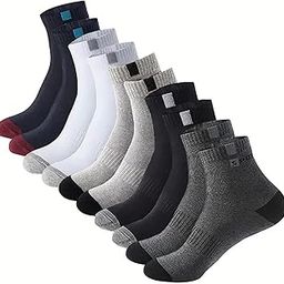 5 Pairs Solid Cotton Ankle Length Socks for Men & Women, Multicolor, Pack of 12, Free Size-image-65