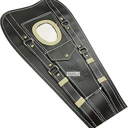Dhe Best Bike Leatherette Water Proof Petrol Tank Cover Black Compatible with RE Classic 350-image-26