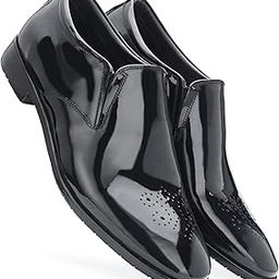 Men's Italian Patent Leather Slip-On Moccasin with Leather Rubber Sole-image-75
