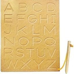 Wooden Alphabet Tracing Board | A to Z Trace Letters Capital Alphabet Writing Tracing Board for Kids | Learning Activities for Kids-image-43