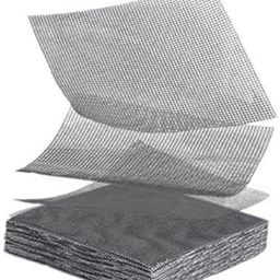 UJEAVETTE 3x50 Pieces Bonsai Bottom Grid Mat Plant Pot Drainage Mesh for Women Gardeners Gray-picture-20
