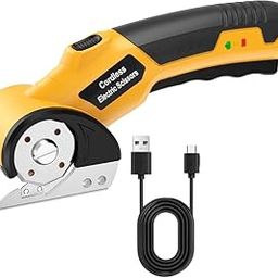 Hetkrishi ZipSnip Powerful Electric Rechargeable Cordless Scissors - Kaichi Rotary Fabric Cutting Machine, Cloth Cutter Machine for Crafts, Blouse, Cardboard and Plastic-picture-11