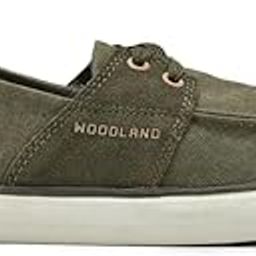 Men Olive Green Canvas Lace-Up Shoes-image-97