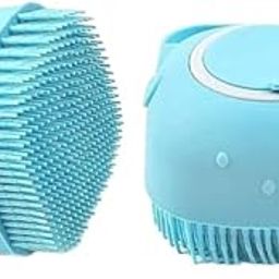 MetaGood 2-in-1 Silicone Scalp Massager & Bath Brush with Built-in Shampoo Dispenser – Gentle Exfoliating & Deep Cleaning Brush for Hair Scalp and Body – Color May Vary-13
