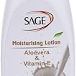 Sage Herbals Moisturising Lotion for smooth Skin with Aloe Vera And Vitamin E, helps reducing Wrinkles, Fine lines and Scars, Heals Stretch Marks, 100ml, pack of 2-42