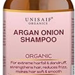 UNISAIF Organics Argan Onion Shampoo – Anti-Hairfall & Dandruff Control (300ml)-image-93