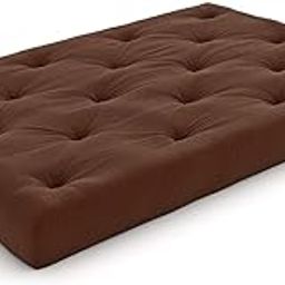 H B MSALA (DEVICE) Soft Cotton Coffee Color Quilt | Foldable Light Weight Filled Single Firm Cotton Quilt Mattress| Gadda (3 x 6 ft or 72 x 36 Inches, Border) (Coffee)-image-19