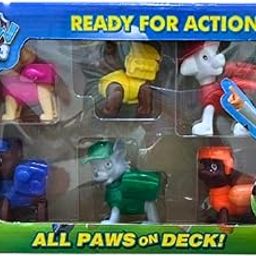Planet of Toys 6 Pcs Power Petrol Super Hero Pup Buddies Mission Team Set | Unbreakable Action Figures with Pup Badges | Ryder, Tracker & Robot Dog Pretend Play for Kids-image-2