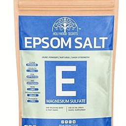 Hollywood Secrets Epsom Salt Magnesium Sulfate Pharma Grade | Relieves Sore Muscles & Joints, Promotes Healing 500gm-image-19
