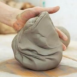 Ganesh Pottery Premium Earthen Terracotta Clay Dough Ready to Use for Home Made Organic Eco-Friendly for Ganesha Festival |NonToxic Natural for Kids Adults Sculpture & Modeling at School (500gm, Grey)-picture-13