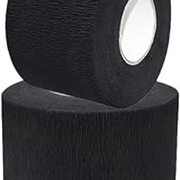 Disposable Barber Paper Neck Roll Strips, Hairdressing Stretchy Wrap & Neck Paper Tissue Roll for Salon Haircut, Professional Stretchy Paper Neck Band Protector Styling Coloring - Black (Pack of 2)-image-59