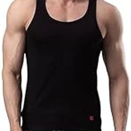 Men's Solid Regular Fit Vest (UJ-MVE-PVS003_Black L)-image-39