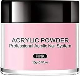 Mclear Acrylic Powder Colors Pink Acrylic Nail Powder Professional Polymer Colored Nail Extension Carving (Pack of 1) 30g-picture-20
