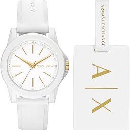 Armani Exchange Silicone Analog White Dial Women's Watch-Ax7126-image-31