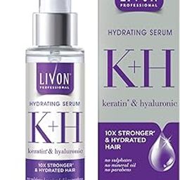 Livon Professional Hydrating Serum for Women & Men | With Keratin, Hyaluronic & Olive Oil | For Stronger, Hydrated & Frizz-free Hair | No Paraben, Sulphate or Mineral Oil | All Hair Types | 100ml-27