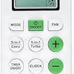 AC Remote Compatible for Blue Star 1.5 Ton 5 Star Convertible 5 in 1 Cooling Inverter Split Air Conditioner Remote (IC518YNU, ID318YKU, White)-image-17