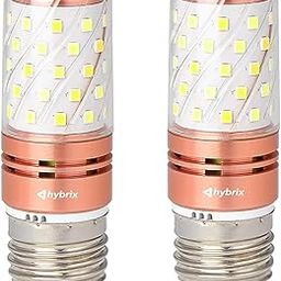 LED Corn Light Decorative Bulb (12W) E27 Screw Holder Base, Rose Gold Finish, 3-in-1 Light Colour by Switching On/Off (Pack Of 2)-image-64
