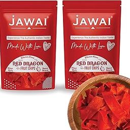 JAWAI RED DRAGON FRUIT CHIPS (Pack of 2) | Super Snack | No Palm Oil | Gluten-Free Snack | Healthy Snacks| Protein & Nutrients Rich | 100% Natural Ingredients | 70 Grams Each-image-103