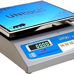 UNItech 40kg Capicity Digital Electronic Weighing Scale with LCD Display, Professional Table Top Design-image-2
