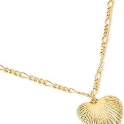 London Women's Gold Heart Pendant Necklace-16