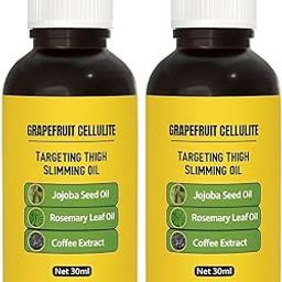ANY WAYS Grapefruit Cellulite Slimming Oil – Thigh & Body Toning Massage Oil with Jojoba Seed, Rosemary Leaf & Coffee Extract – Anti-Cellulite & Firming Oil for Women – 30ml Pack 1 (2)-image-59