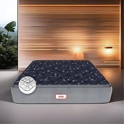 Coirfit LUXURINO Pillow Top with ISPT Tech. 8 Inch Queen Size Bonnell Spring Mattress 75X60 Inches with 7 Year Warranty | Firm Support Bed Mattress | Hotel Like Bounce | Orthopedic Comfort, Blue-picture-17