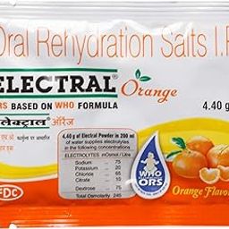 ELECTRAL POWDER ORANGE FLAVOUR 4.40gm Sachet 1's-25