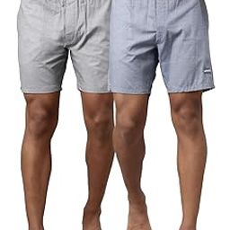 Men's Cotton Regular Fit Solid Boxer Shorts-picture-12