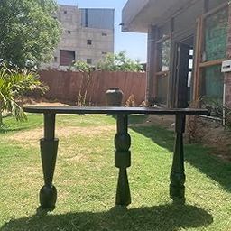 Wooden Console Table for Living Room, Drawing Room & Office – Black, Side Entrance/Entryway Table-image-30