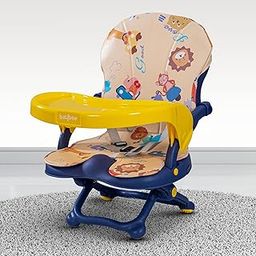 Baybee Luna Baby Feeding Chair for Babies | Portable Kids Sitting Chair with 4 Level Height Adjustable, Safety Belt & Food Tray, Booster Seat for Baby, Infant Feeding Chairs 6 months to 3 years (Blue)-image-13