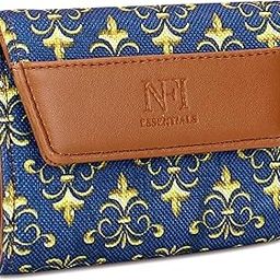 Small Wallet for Women, Handmade Trifold Mini Wallet for Girls, Vegan Leather & Jute Purse for Female, Card Cash Coin Holder Purse for Ladies-6