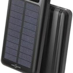 PremiumAV Solar Portable 10000 mAh - 15W Li-Polymer Power Bank with Type C & Micro Input, 4 USB Outputs, inbuilt with 4 in 1 Cable-23