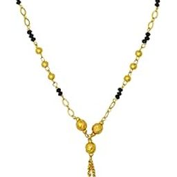 Brass Mangalsutra |ColourGold&Black-picture-47