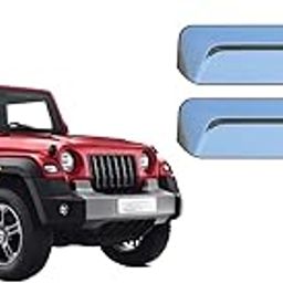 Automobile Villa Chrome Catch Cover/Handle Cover for Mahindra Thar(2020 Onwards)-Set of 3 pcs.-5