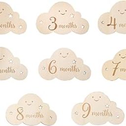 BNF 8 Pieces Baby Milestone Cards Boy Girl Birth Announcement Sign Newborn Gifts | Baby | Keepsakes & Baby Announcements | Other Baby Keepsakes-36