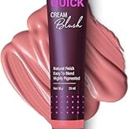 Hilary Rhoda Quick Cream Blush | Highly Pigmented & Dewy Finish | Long-Lasting | Buildable Coverage | Weightless & Easy to Apply | Cream Blush | 20ml (Perfect Pink - Shade 04)-29