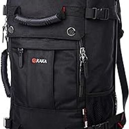 Travel Backpack,Carry-On Bag Water Resistant Flight Approved Weekender duffle backpack Rucksack Daypack for Men Women (15.6 inch black)-41