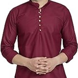 Men's Cotton Regular Kurta-image-71