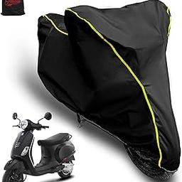 AUTOBIRSA Waterproof Scooty Cover for Vespa Notte 125 with Free Storage Bag and Dustproof and Rain Proof-3
