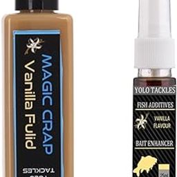 Fishing Vanilla Magic Crap Bait 100ml, Vanilla 25ml Attractant Spray Combo-image-89