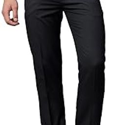 Men Self Design Non Pleated Regular Fit Mid Rise Formal Trousers for Men | Formal Pants for Men | Formal Wear Regular Fit Trousers for Men (P_MTRF00190A)-10