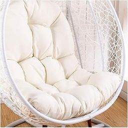 ANAND INDIA GROUPS Hanging Swing Chair Big Cushion, Garden, Patio Swing Chair Cushion- Skin-Friendly Soft Swing Chair Cushion for Indoor, Outdoor, Balcony, Garden, Patio (White)-image-73