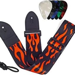 DEVICE OF URBAN INFOTECH Guitar Strap Belt for Acoustic & Electric Guitar Adjustable Buckle Guitar Strap Modern Design Guitar Belt For Acoustic/Bass/Electric Guitars-16