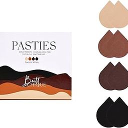 Multicolor Pasties (Pack of 4 Pairs) Stick-On Cotton Nipple Pasties for Complete Coverage, Waterproof & Sweat-Proof, Safe to Use Directly on Skin Multicolour-image-11