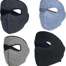 TOMORROW Face Mask for Bike Riding, Dust Protection, UV Protection for & Outdoor Activities in Summer & Winter, Breathable Cotton COMBO PACK OF 4-47