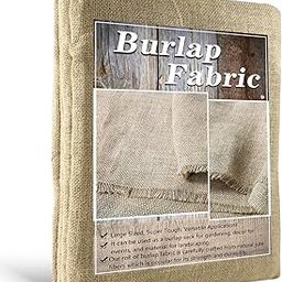 Hortifan Burlap Fabric Roll, 63" x 15 Feet Burlap Garden Fabric Natural Jute for Decorations, Crafts, Weddings, Table Runner, Landscaping, Plants & Tree Covering-image-10
