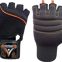 Victory Weight Lifting Gym and Fitness Gloves with Wrist Support-image-44
