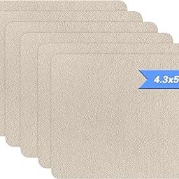 Azobur Sofa Repair Patch, 6 Piece Microfiber Patches, Self-Adhesive Fabric, Luxurious Look, Quick Fix (Beige)-image-46