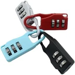 generic HARDYSUN 3 Digit Luggage Lock and Tools Used WIDELY in All Security Purposes of Luggage Items and Materials. Pattern Lock PAD Lock (Pack of 2)-picture-9